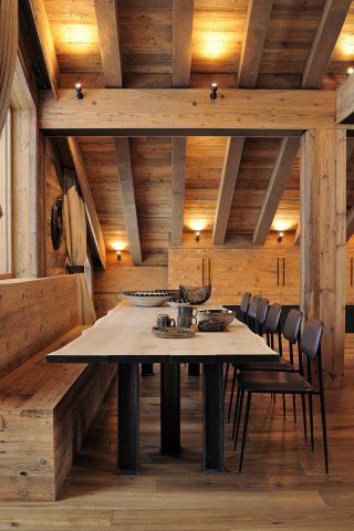Espace repas bois
