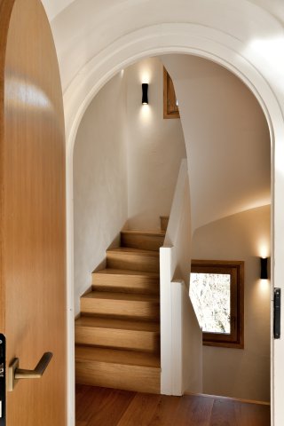 Couloir bois-chalet-megeve