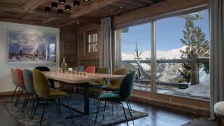 CHALET-COURCHEVEL1850-VIEUX BOIS-SEJOUR