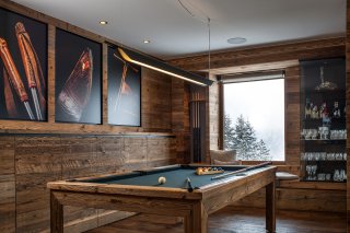 Salle de jeux chalet