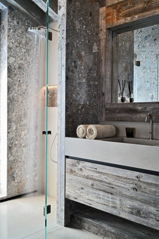 White Sand Courchevel salle de bain © Studio Erick Saillet