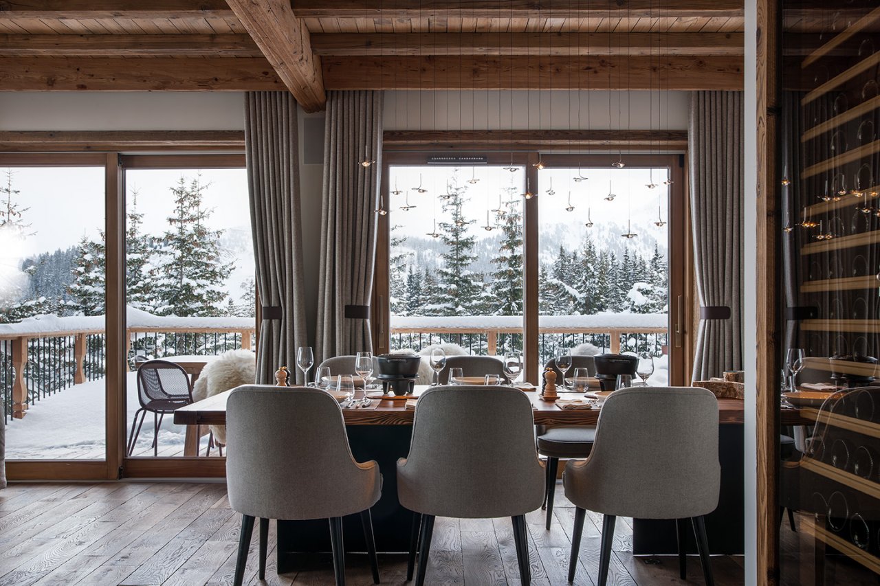 Salle a manger chalet