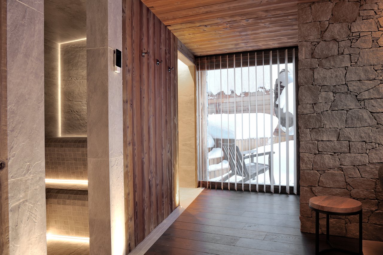 Espace Wellness-Bois-chalet-courchevel
