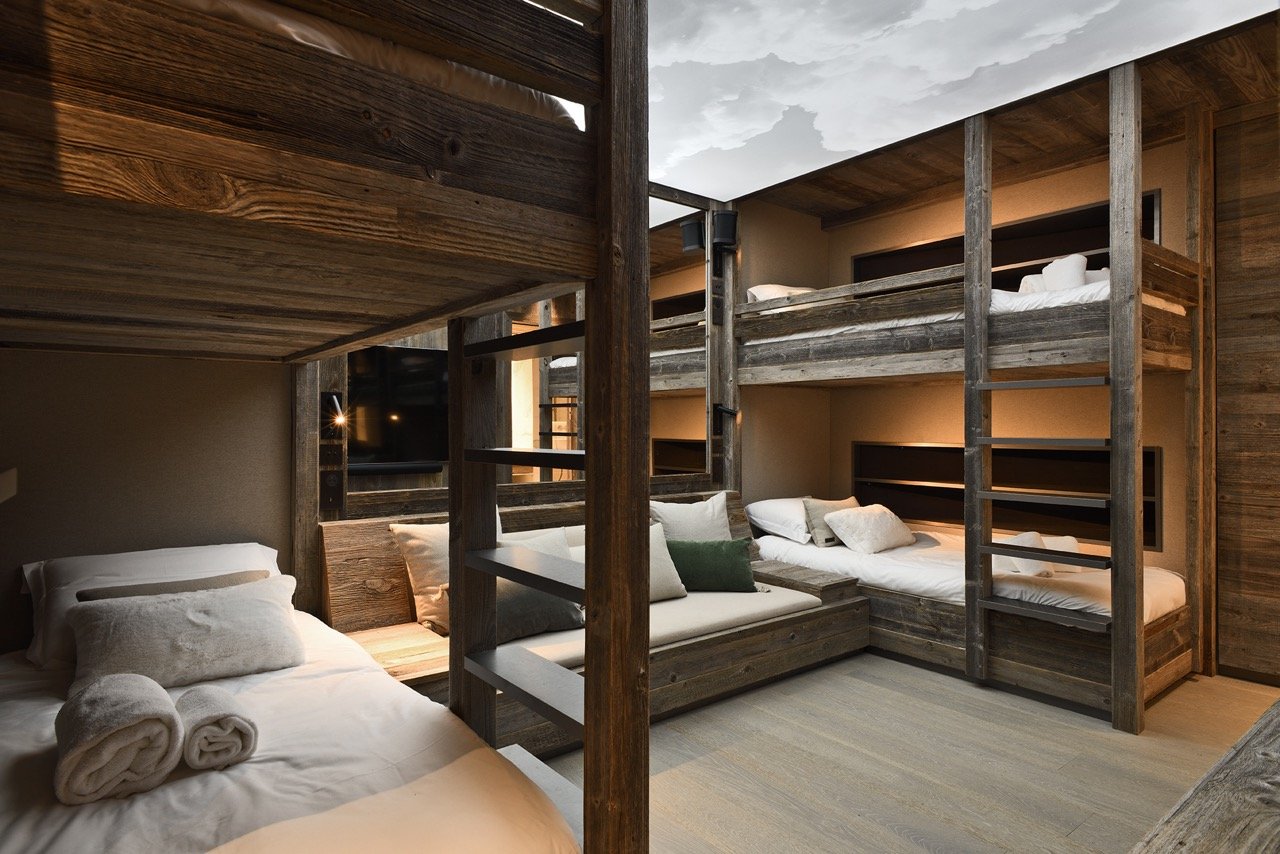 Chalet Bellarossa dortoir ©Studio Erick Saillet