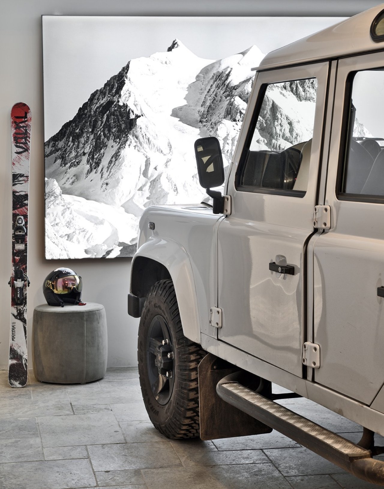 Chalet Bellarossa garage ©Studio Erick Saillet