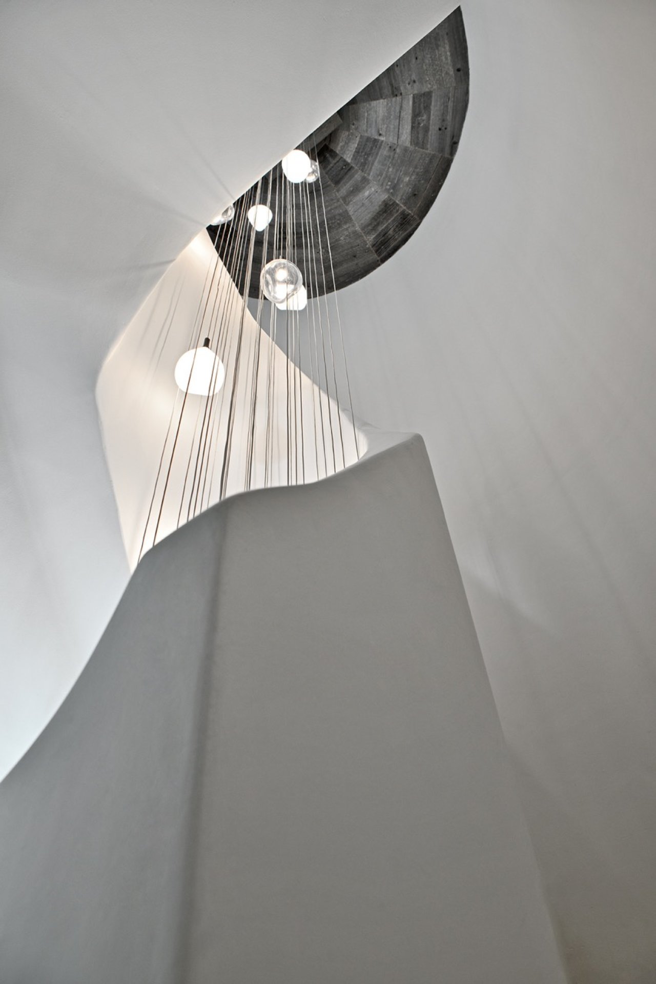 Chalet Bellarossa escalier ©Studio Erick Saillet