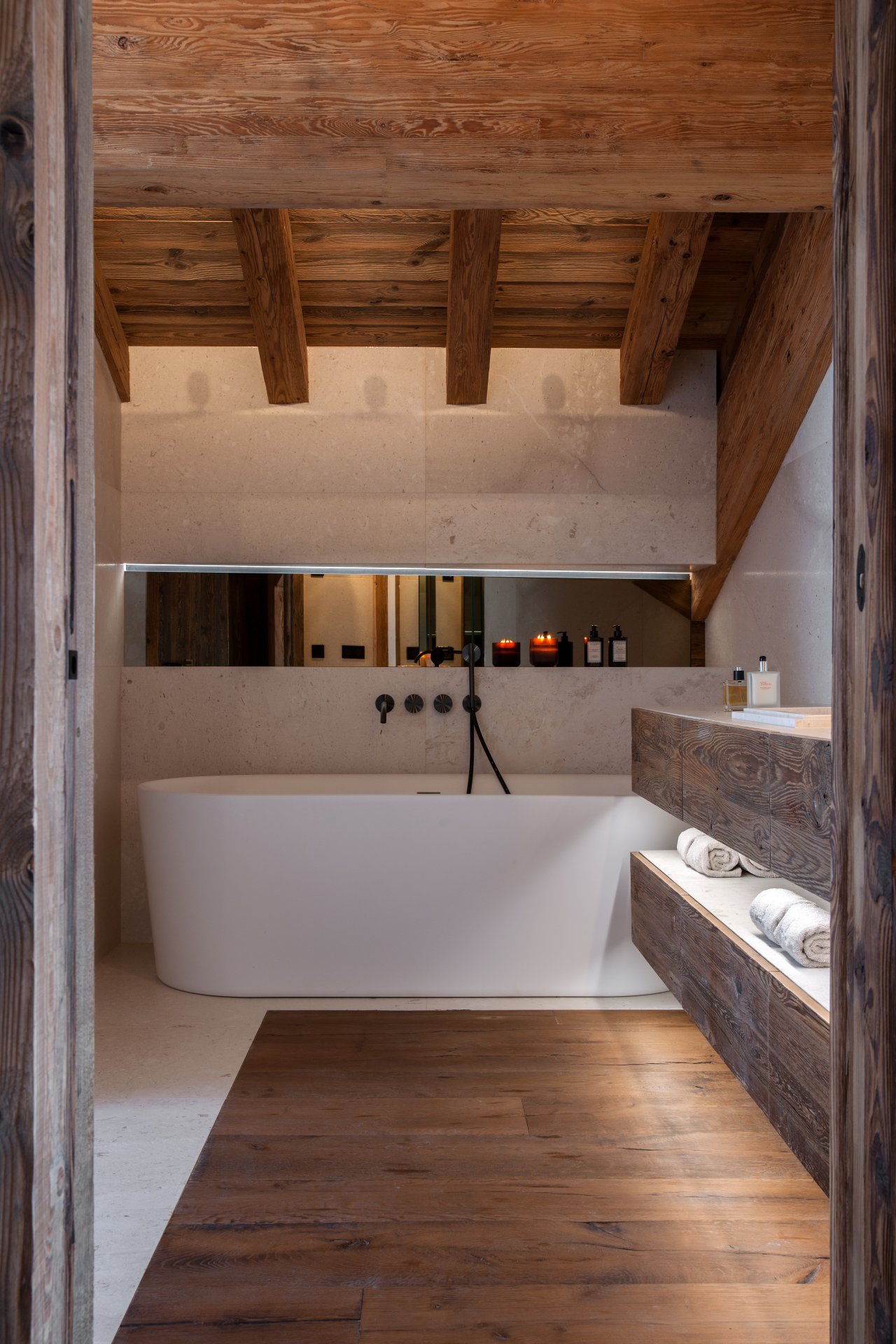 CHALET-LUXE-COURCHEVEL-SALLE DE BAIN MASTER