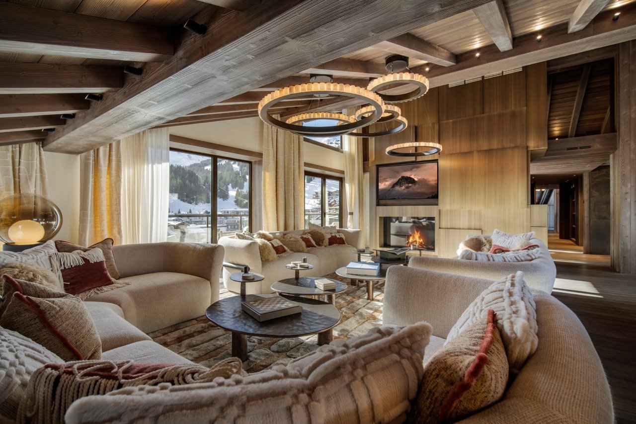 Salon TV Le Chalet Atmosphere