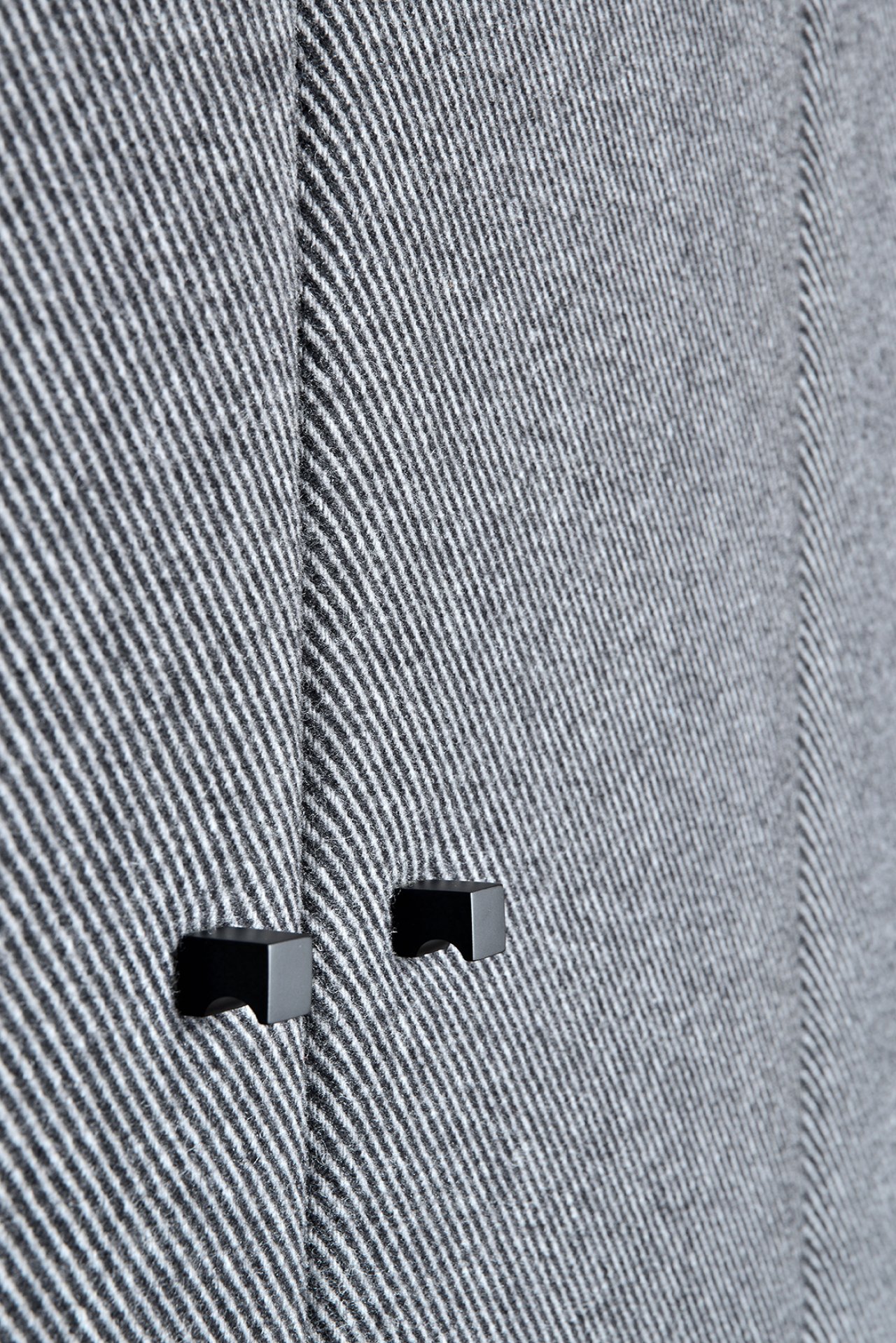 Detail porte de dressing tissu