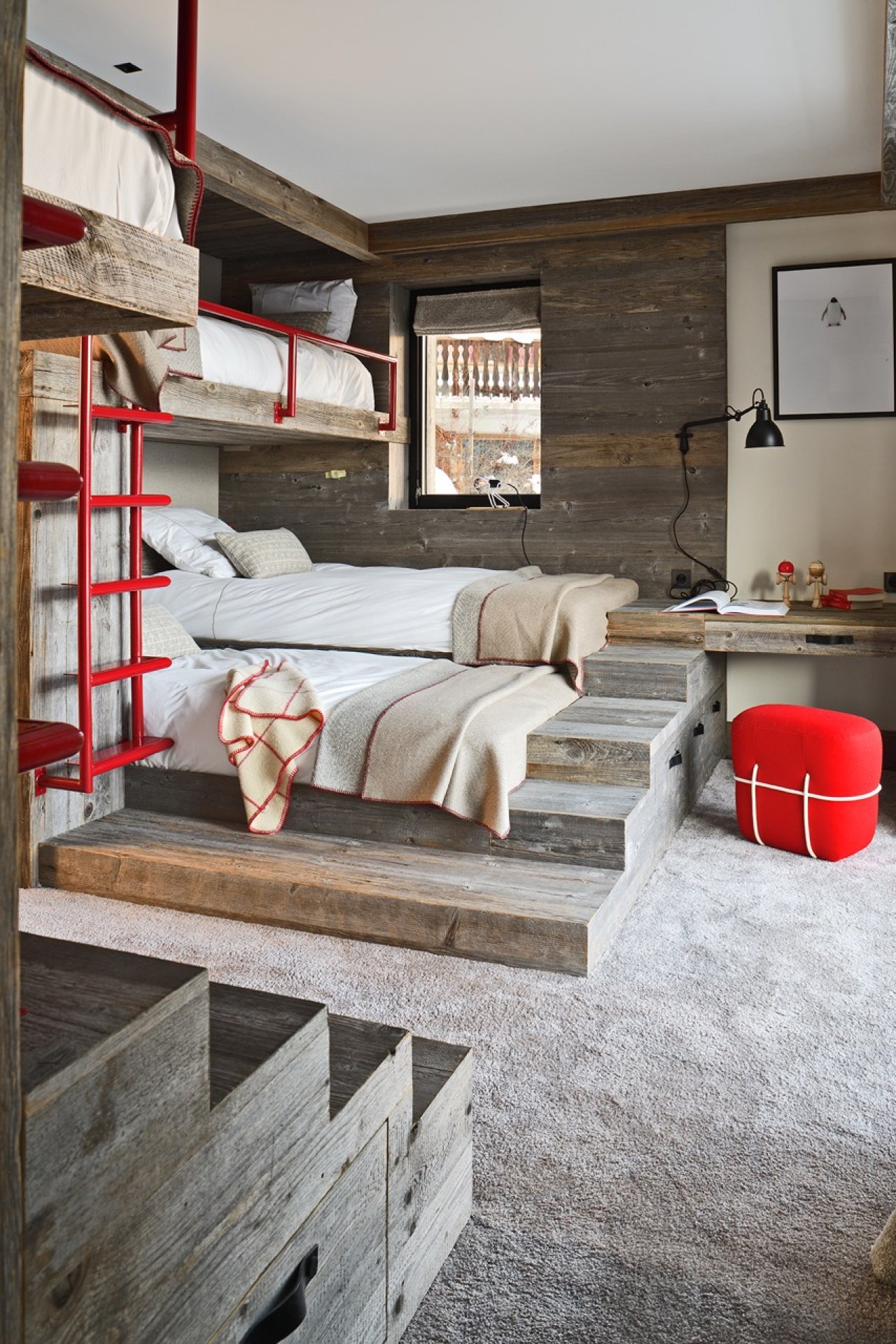 White Sand Courchevel chalet dortoir © Studio Erick Saillet