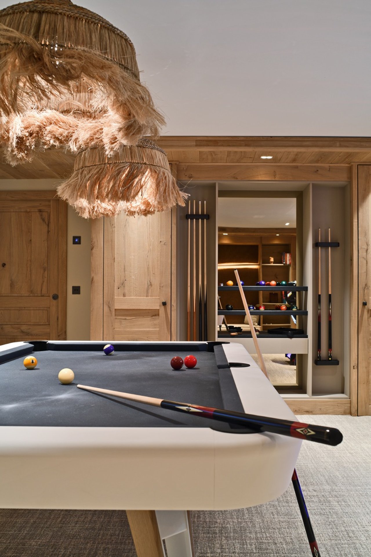 White Sand Courchevel chalet jeux © Studio Erick Saillet